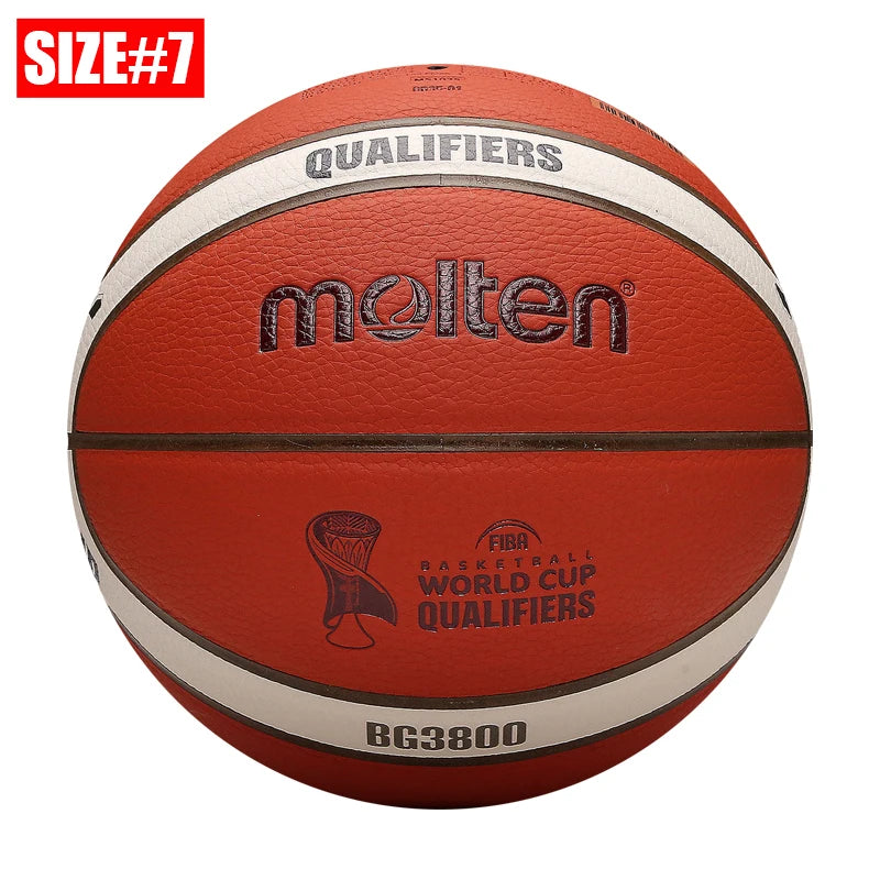 2025 Molten Basketball Official Size 7/6/5 PU Material Indoor Outdoor Men Ball Training Match Game Team Original Baloncesto