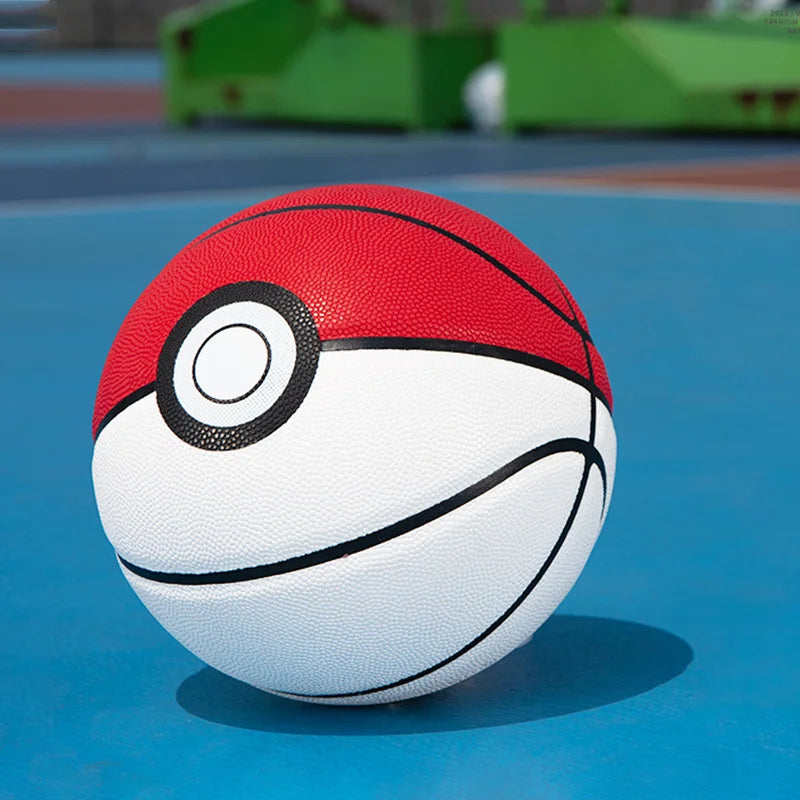 Balón de Baloncesto Profesional "Estilo Pokébola" - Tamaño Oficial #7