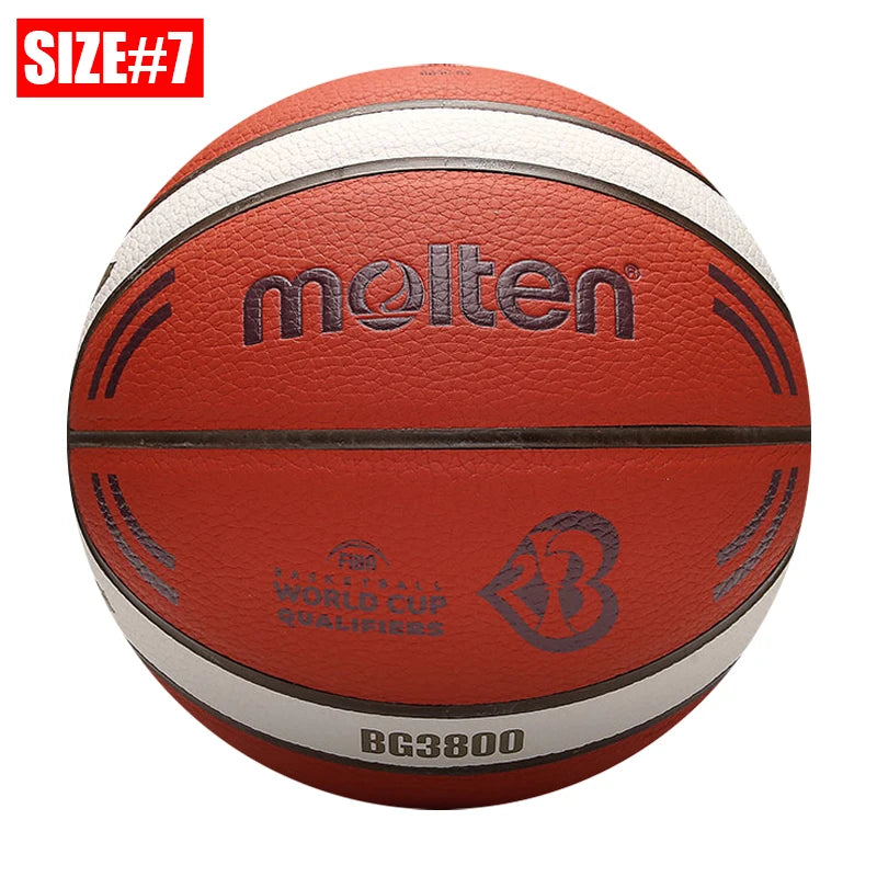 2025 Molten Basketball Official Size 7/6/5 PU Material Indoor Outdoor Men Ball Training Match Game Team Original Baloncesto